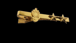 Anchor Tie Clip with 2 Stars