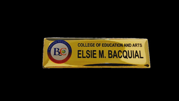 Benedicto College - College of Education and Arts Nameplate