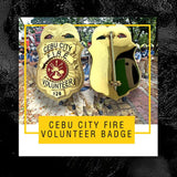 Cebu City Fire Volunteer Shield Badge- BFP