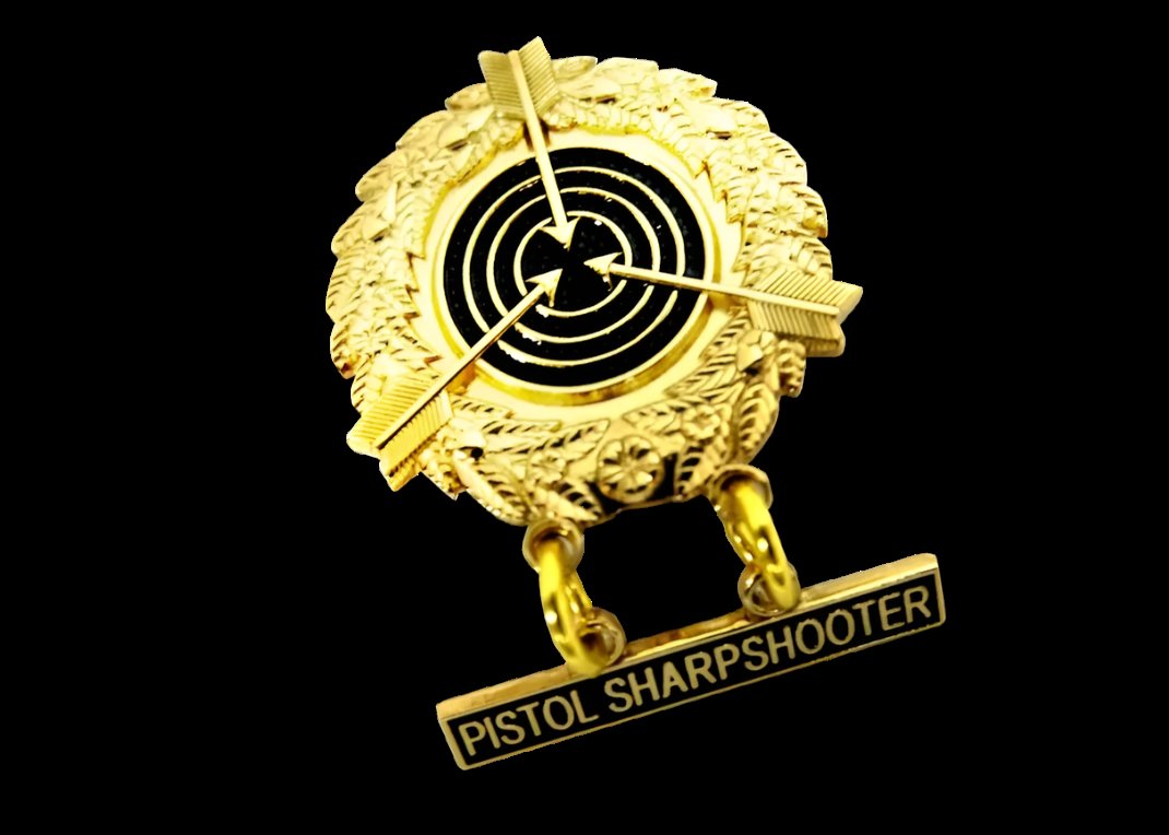 Pistol Sharpshooter Pin – Suarez Arts