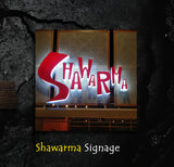 Shawarma Signage