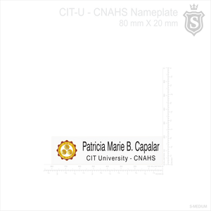 CIT University - CNAHS Nameplate