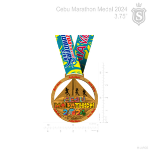 Cebu Marathon Medal 2024