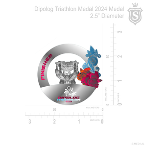 Dipolog Triathlon Medal 2024