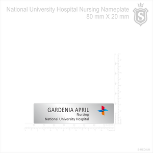 National University Hospital Nursing Nameplate