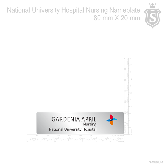 National University Hospital Nursing Nameplate