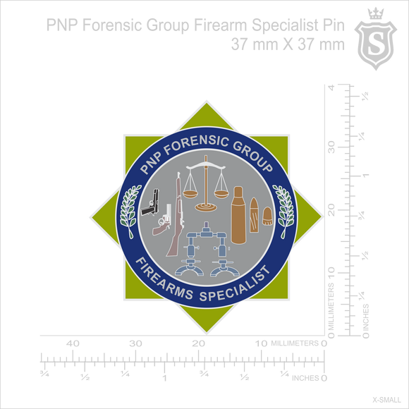 PNP Forensic Group Firearm Specialist Pin