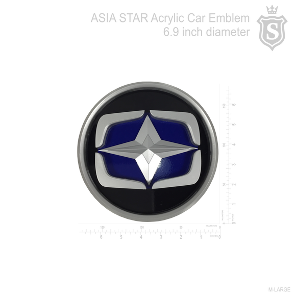 Asia Star Car Emblem