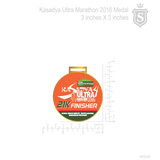 Kasadya Ultra Marathon 2016 -Gold Medal 3 inch