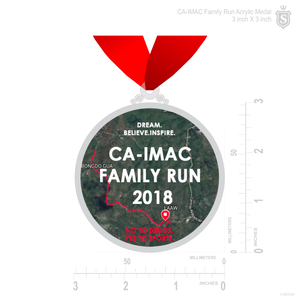 CA-IMAC FAMILY RUN 2018 Plaque