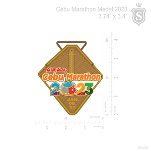 Cebu Marathon Medal 2023