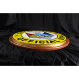 City of Danao Seal Brass on Wood 29.55 inch diameter