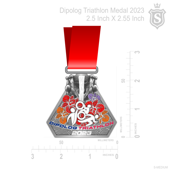 Dipolog Triathlon Medal 2023