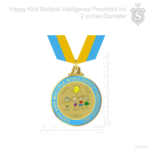 Happy Kids Multiple Intelligence Preschool Inc. Medal