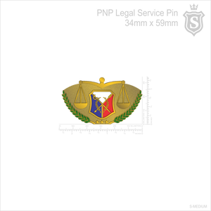 Legal Service Lawyer Pin - PNP