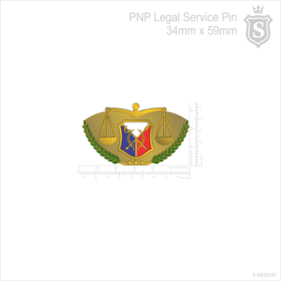 Legal Service Lawyer Pin - PNP