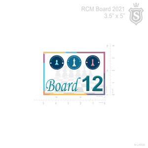 RCM TABLE STANDEE BOARD NUMBERS 2021