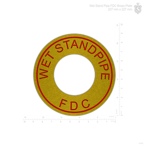Standpipe System Sign- Circular